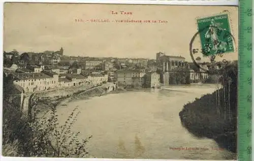 Gaillac Le Tarn 1914, Verlag: ----, POSTKARTE mit Frankatur, mit Stempel 28.6.1914, Erhaltung: I-II, Karte