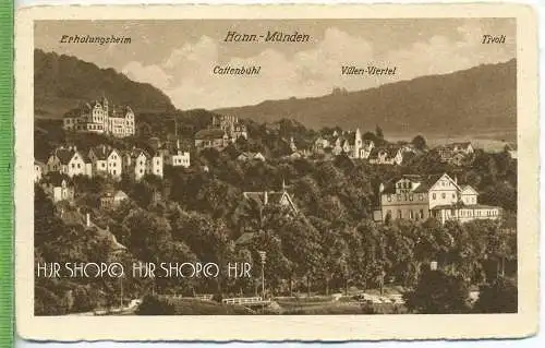 Hann.- Münden um 1920/1930  Verlag: J. Herzel,  POSTKARTE ,  unbenutzte Karte