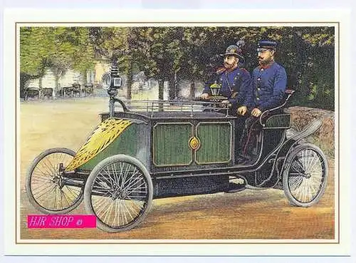 Motorpostwagen, Berlin, um 1900,   500 Jahre Post