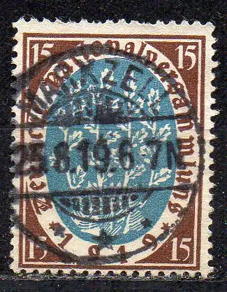 Deutsches Reich, Mi-Nr. 108 gest., Eröffnung der Nationalversammlung Weimar