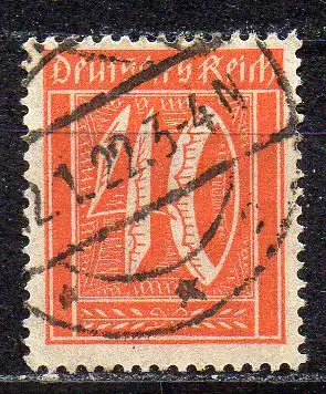 Deutsches Reich, Mi-Nr. 163 gest., WZ Rauten