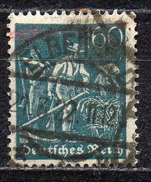 Deutsches Reich, Mi-Nr. 170 gest., WZ Rauten