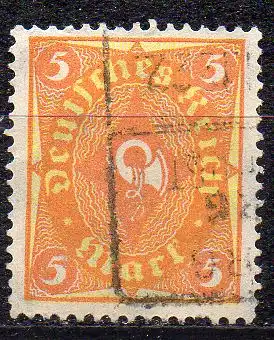 Deutsches Reich, Mi-Nr. 205 gest., Posthorn