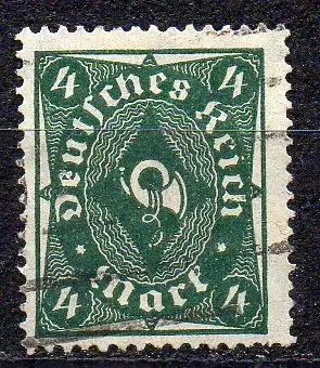 Deutsches Reich, Mi-Nr. 226 gest., Posthorn