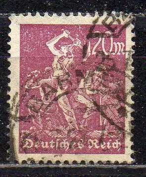 Deutsches Reich, Mi-Nr. 241 gest., Arbeiter