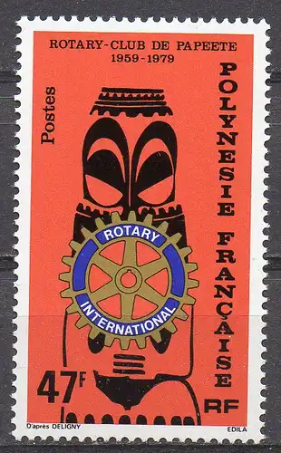 Französisch-Polynesien, Mi-Nr. 295 (*), Rotary International