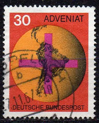 BRD, Mi-Nr. 545 gest., ADVENIAT