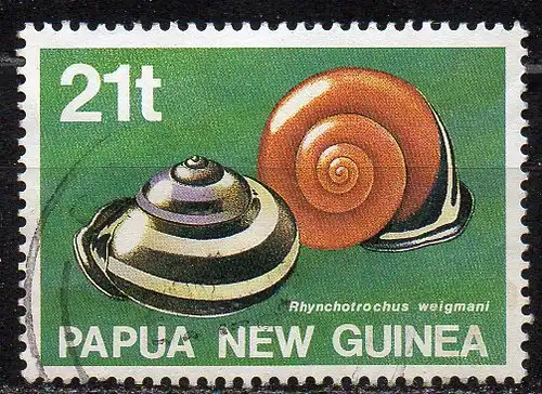 Papua Neuguinea, Mi-Nr. 631 gest., Schnecke