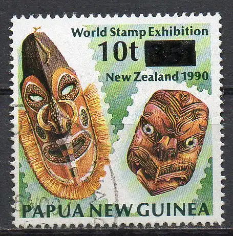 Papua Neuguinea, Mi-Nr. 717 gest., Masken