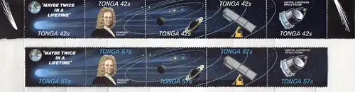 Tonga, Mi-Nr. 932 - 941 **, kompl., Edmond Halley / Weltraum / Komet