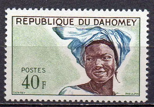 Dahomey, Mi-Nr. 207 **, Afrikanerin