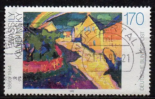 BRD, Mi-Nr. 1619 gest., Deutsche Malerei des 20. Jh. - Wassily Kandinski