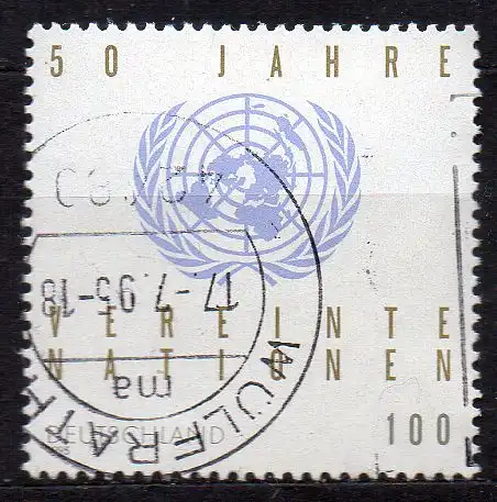 BRD, Mi-Nr. 1804 gest., 50 Jahre UNO