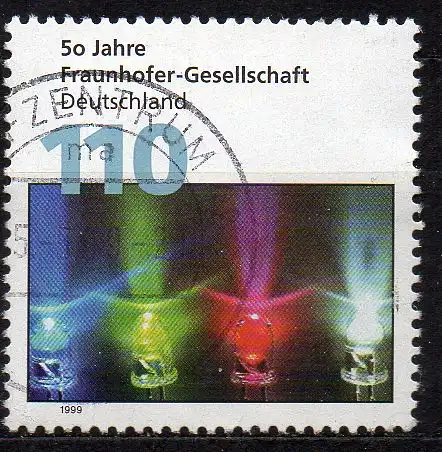 BRD, Mi-Nr. 2038 gest., 50 Jahre Fraunhofer-Gesellschaft zur Förderung der angewandten Forschung