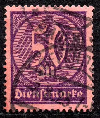 Deutsches Reich, Dienstmarke Mi-Nr. 73 gest., 