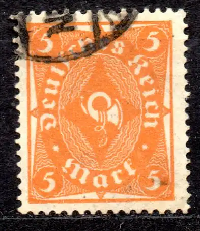 Deutsches Reich, Mi-Nr. 227 gest., Posthorn