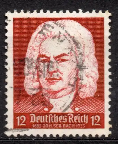 Deutsches Reich, Mi-Nr. 574 gest., 250. Geburtstag von Johann Seb. Bach