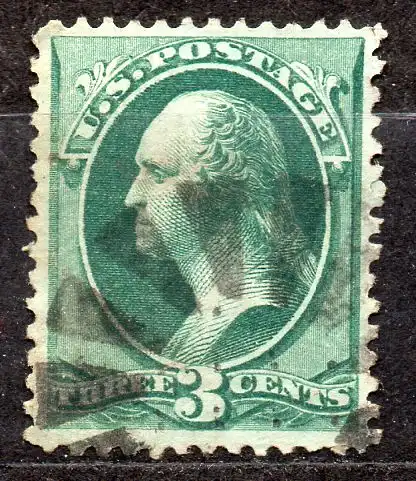 USA, Mi-Nr. 38 gest., George Washington