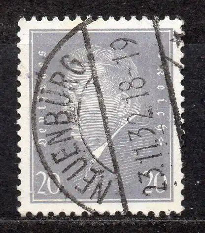 Deutsches Reich, Mi-Nr. 436 gest., Reichspräsident Friedrich Ebert