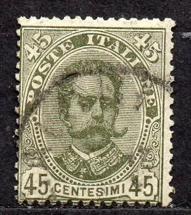 Italien, Mi-Nr. 70 gest., König Umberto I.