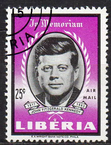 Liberia, Mi-Nr. 617 gest., John F. Kennedy