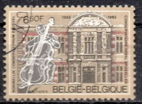 Belgien, Mi-Nr. 2086 gest., 150 Jahre Königliches Musikkonservatorium