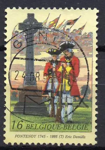 Belgien, Mi-Nr. 2652 gest., 250. Jahrestag der Schlacht von Fontenoy