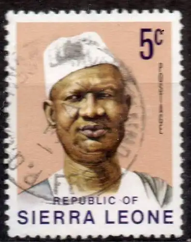 Sierra Leone, Mi-Nr. 549 gest., Präsident Siaka Stevens