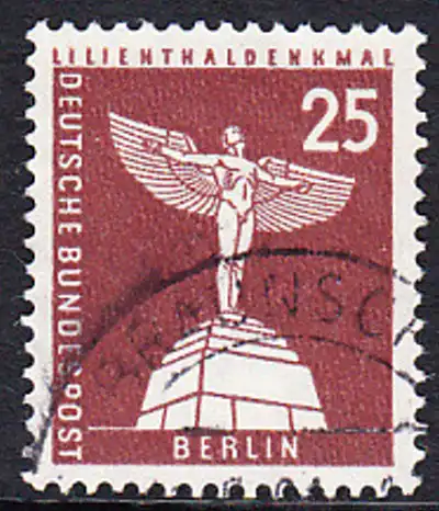 BERLIN 1956 Michel-Nummer 147 gestempelt EINZELMARKE (b)