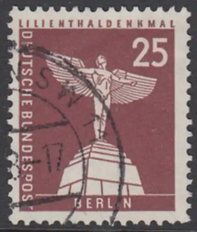 BERLIN 1956 Michel-Nummer 147 gestempelt EINZELMARKE (m)