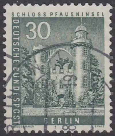 BERLIN 1956 Michel-Nummer 148 gestempelt EINZELMARKE (f)
