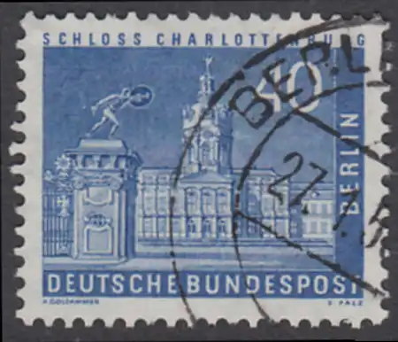 BERLIN 1956 Michel-Nummer 149 gestempelt EINZELMARKE (r)