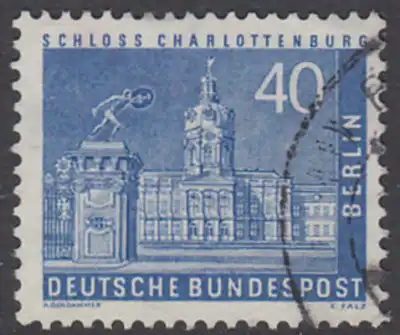 BERLIN 1956 Michel-Nummer 149 gestempelt EINZELMARKE (g)