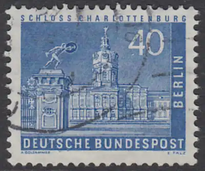 BERLIN 1956 Michel-Nummer 149 gestempelt EINZELMARKE (e)