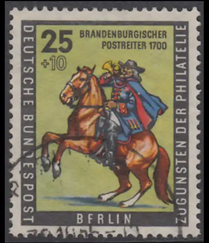 BERLIN 1956 Michel-Nummer 158 gestempelt EINZELMARKE (d)