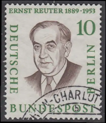 BERLIN 1957 Michel-Nummer 165 gestempelt EINZELMARKE (d)