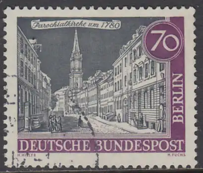 BERLIN 1962 Michel-Nummer 226 gestempelt EINZELMARKE (f)