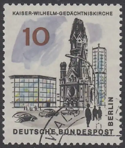 BERLIN 1965 Michel-Nummer 254 gestempelt EINZELMARKE (b)