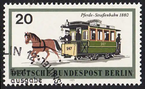 BERLIN 1971 Michel-Nummer 381 gestempelt EINZELMARKE (n)