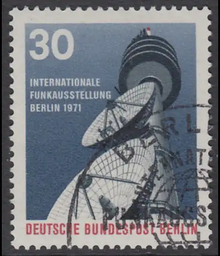 BERLIN 1971 Michel-Nummer 391 gestempelt EINZELMARKE (n)