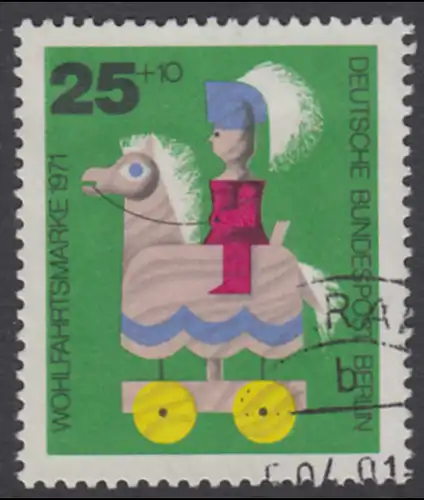 BERLIN 1971 Michel-Nummer 413 gestempelt EINZELMARKE (f)