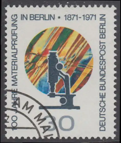 BERLIN 1971 Michel-Nummer 416 gestempelt EINZELMARKE (q)