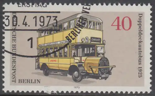 BERLIN 1973 Michel-Nummer 450 gestempelt EINZELMARKE (f)