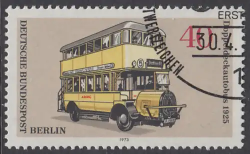 BERLIN 1973 Michel-Nummer 450 gestempelt EINZELMARKE (e)