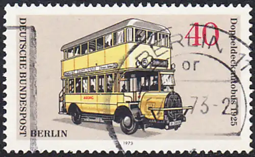 BERLIN 1973 Michel-Nummer 450 gestempelt EINZELMARKE (b)