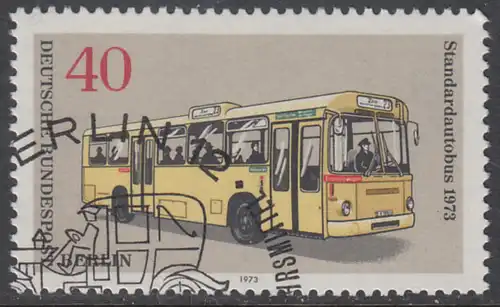 BERLIN 1973 Michel-Nummer 451 gestempelt EINZELMARKE (d)