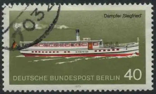 BERLIN 1975 Michel-Nummer 484 gestempelt EINZELMARKE (b)