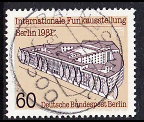 BERLIN 1981 Michel-Nummer 649 gestempelt EINZELMARKE (d)