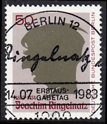 BERLIN 1983 Michel-Nummer 701 gestempelt EINZELMARKE (b)