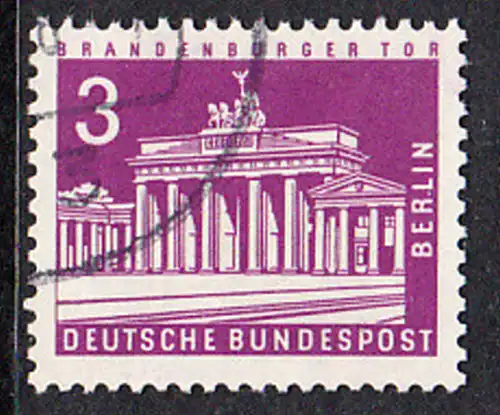 BERLIN 1963 Michel-Nummer 231 gestempelt EINZELMARKE (l)